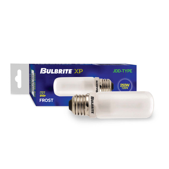 Bulbrite, 614252 - Frosted Dimmable Double Envelope JDD T10 Halogen Light Bulb - 250 Watt - 4 Pack