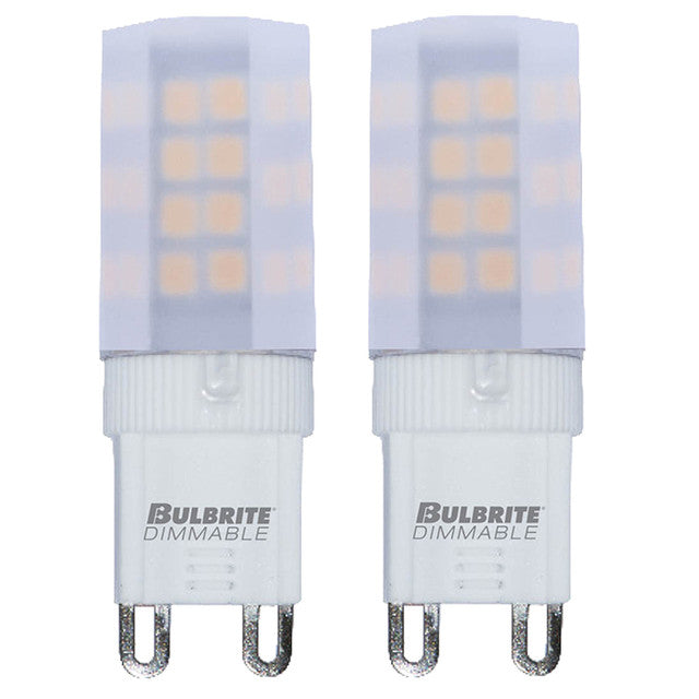 Bulbrite, 770591 - Specialty Mini 12V/120V T4 LED Light Bulb - 4.5 Watt - 2700K - 2 Pack