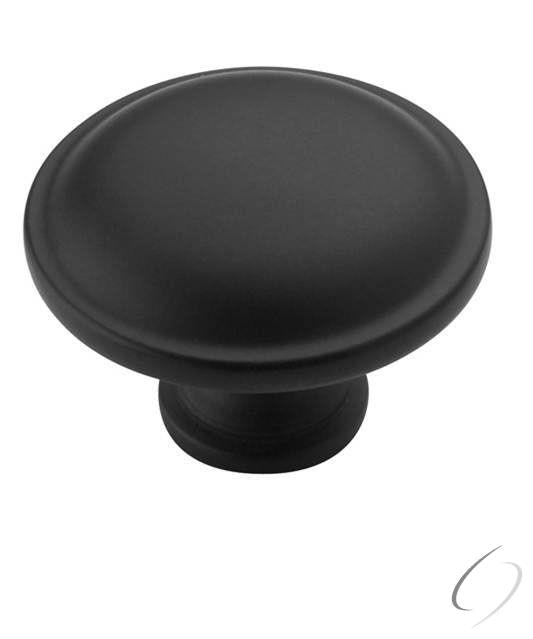 Amerock, Amerock BP53015FB 1-1/4" (32 mm) Diameter Allison Value Cabinet Knob Flat Black Finish
